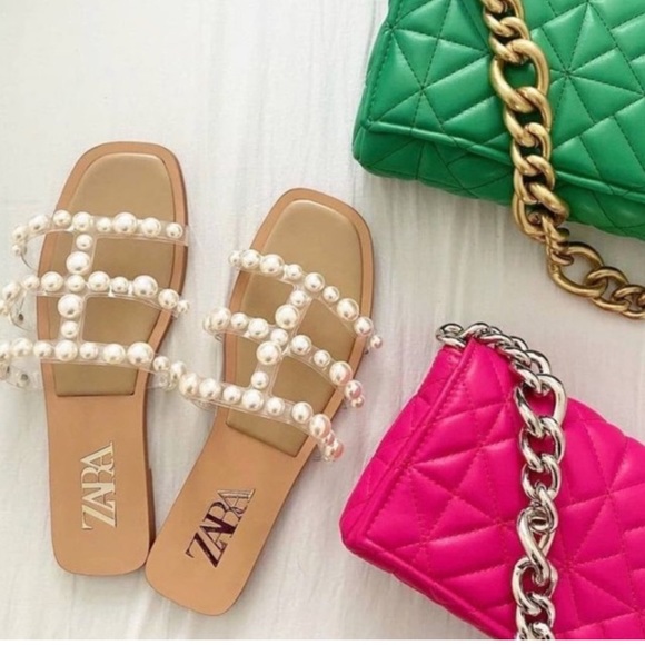 ZARA Pearl Sandals - Picture 6 of 7